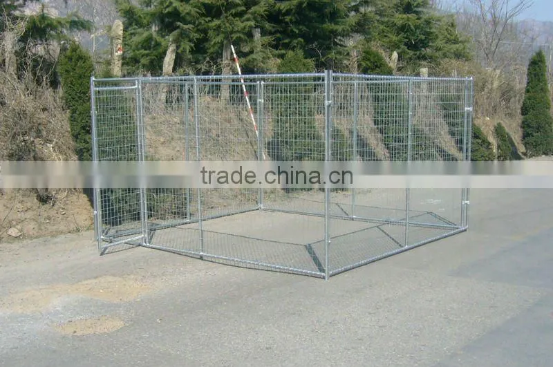 galvanized big outdoor dog cage