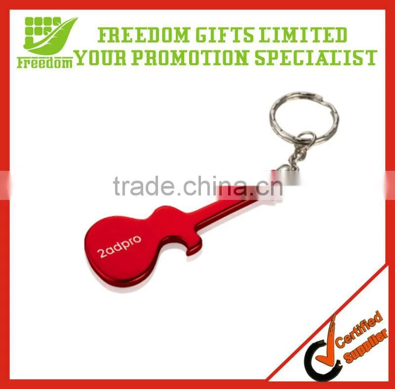 Promotional High Quality Aluminum Guitar Beer Bottle Opener