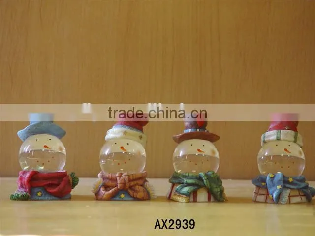 Resin/Polyresin christmas crafts of snow ball