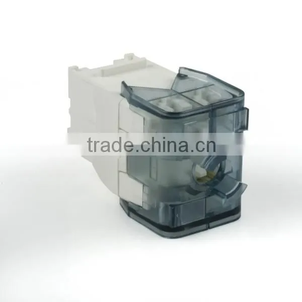 Network Solution Cat 6 UL 180Degree UTP RJ45 Connector Modular Keystone Jack