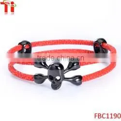 new products 2016 genuine blue stingray fish leather bracelet gold arrow flower charm silver stainelsee steelbulk buy from china