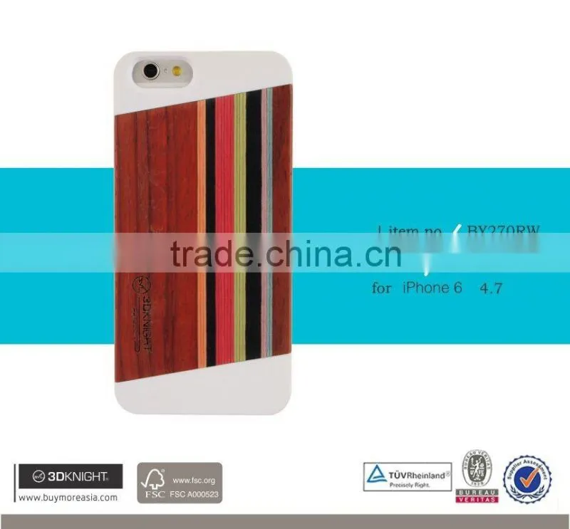3D Knight Natural Wood cell phone mobile case blank wood case for iphone