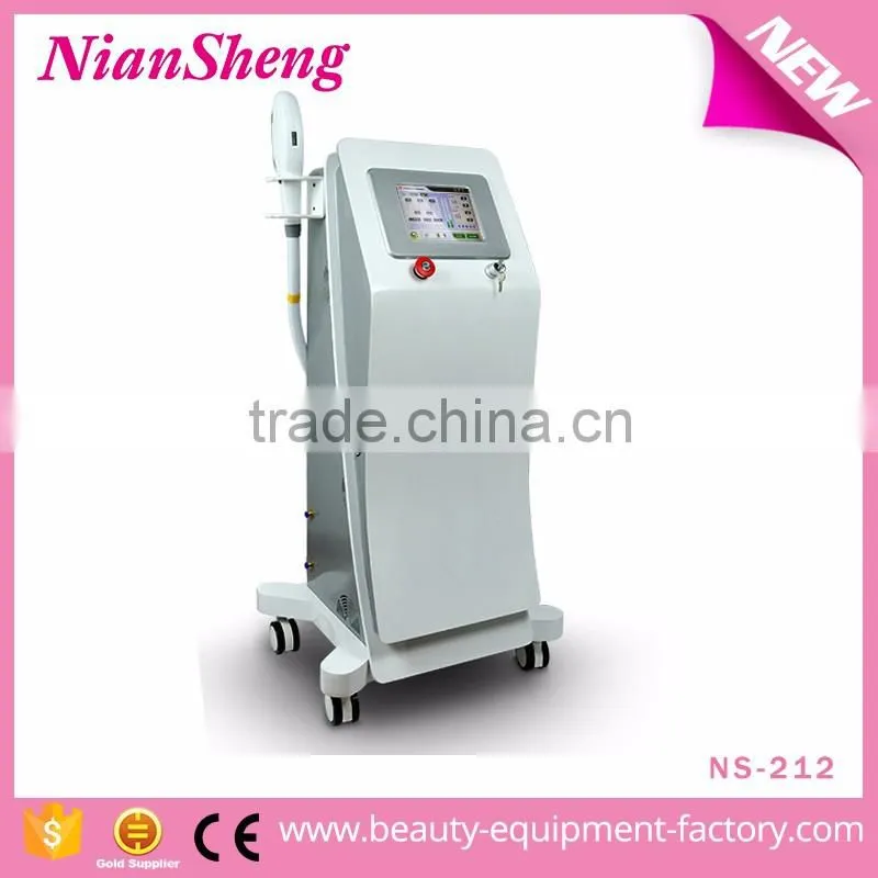 2016 permanent diode laser hair removal machine/pain free laser shr machine