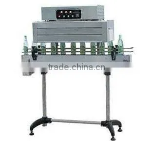 Glass bottle shrink wrapping machine/bottle cap wrap machine 0086-15238020698