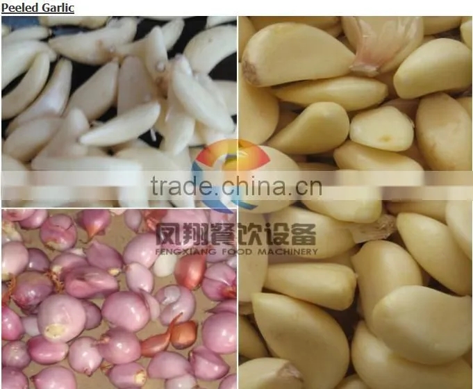 FX-128-2 high efficient double barrel garlic peeling machine