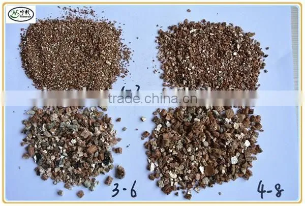 Gold Silver Expanded vermiculite for Horticulture and Board, Plate