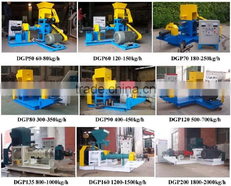 Dry and Wet Type fish feed making machine for India