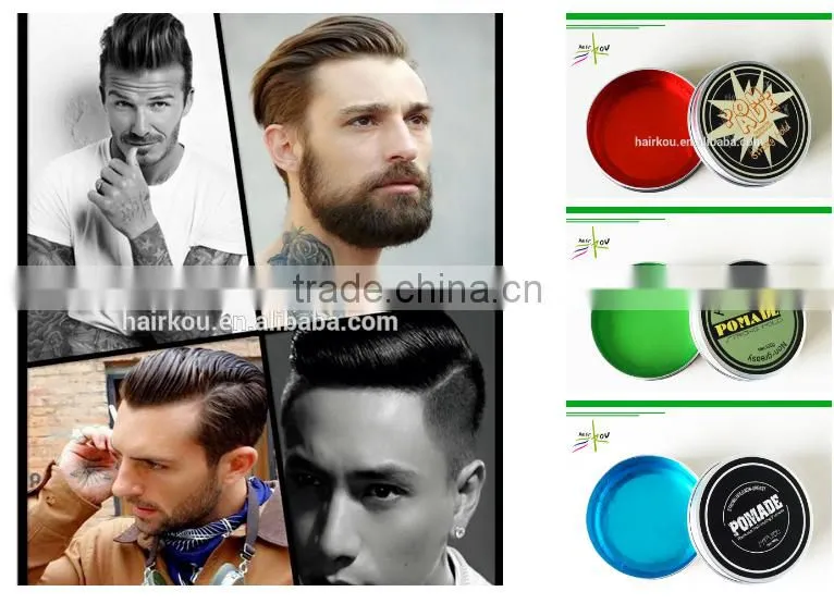 Own Brand Pomade Hair Edge Control OEM Water Based Pomade Wax