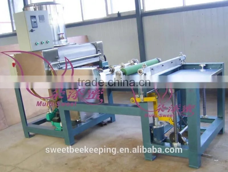 beeswax machine fully automatic electrical beeswax foundation machine for beekeeping