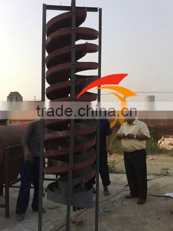 copper ore spiral chute /chrome gold mine spiral chute