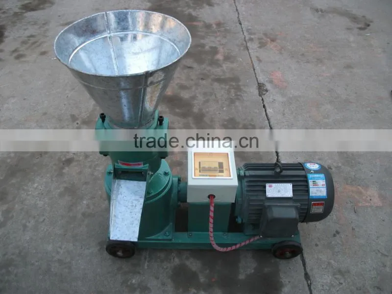 Flat die wood pellet machine
