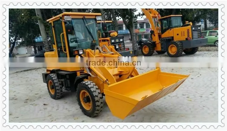 Cheap 0.8 Ton ZL08F mini loader for sale with single cylinder engine for Vietnam market