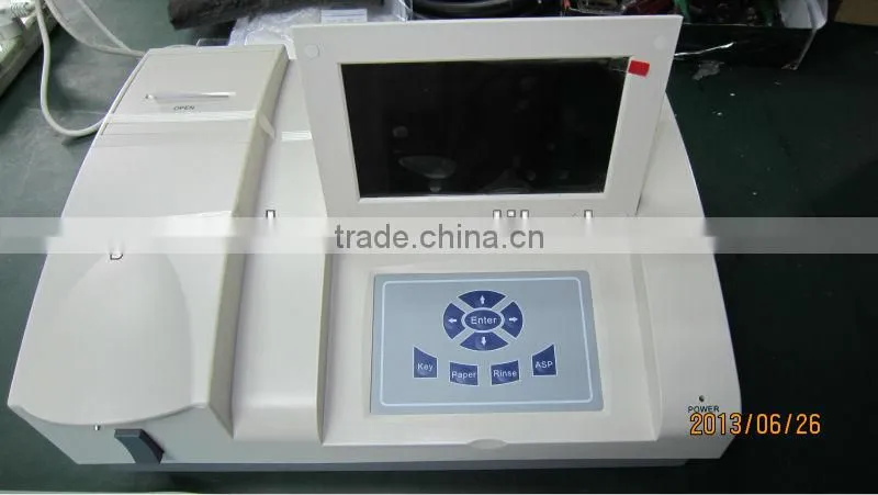 YSTE168 hot sale Built-in thermal printer semi-auto biochemistry analyzer for sale