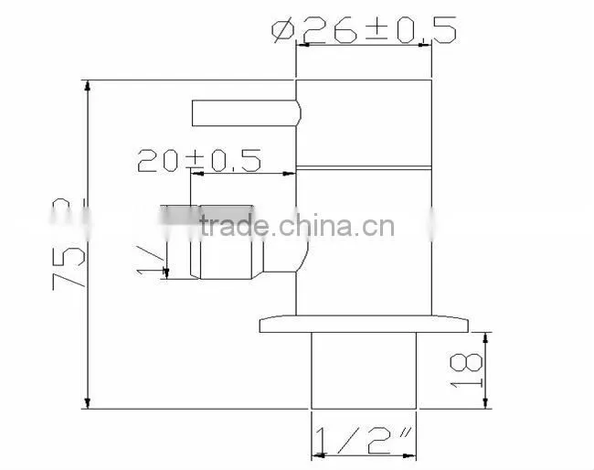 Good quality Stainless steel triangle valve