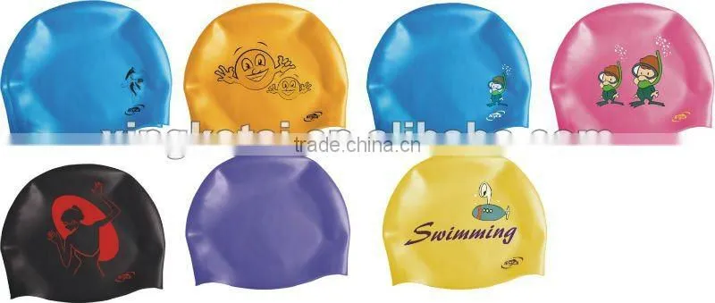 silicone swimming cap
