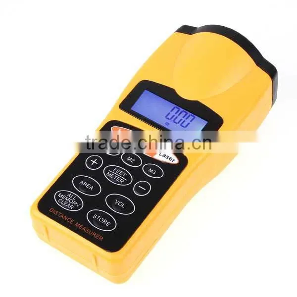 Ultrasonic Laser Distance Area Volume Measuring Device