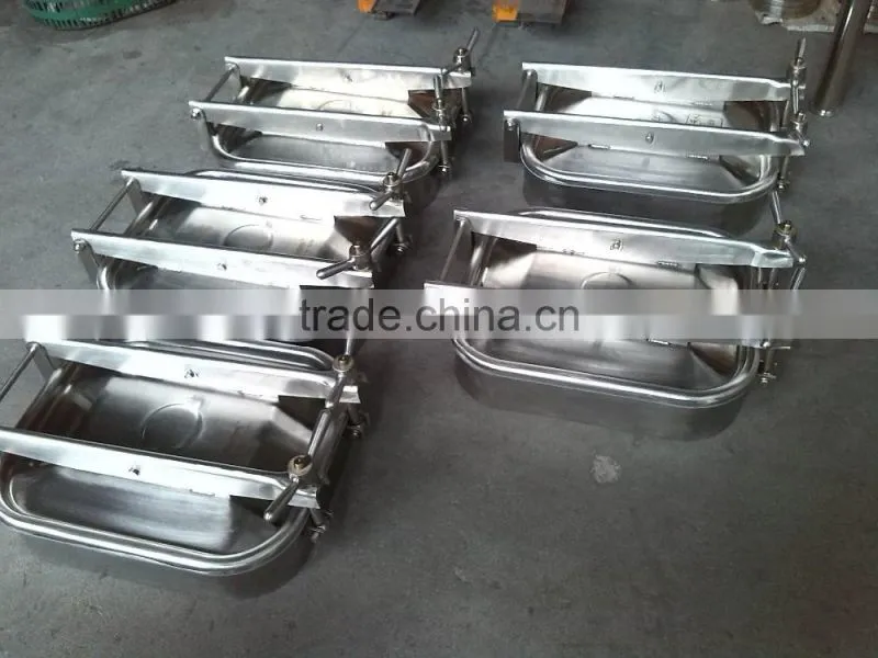 Stainless Steel Tank Parts Rectangular Manhole Covers