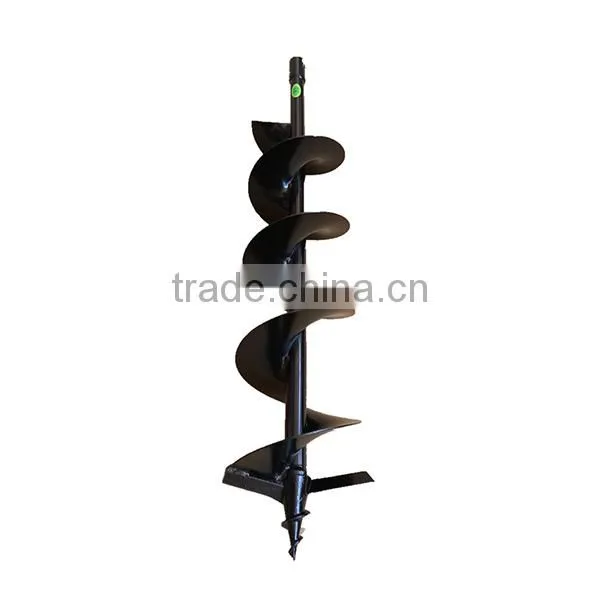 Gas power carbide earth auger drill bits