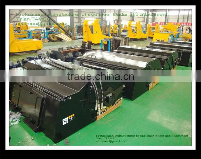 skid steer loader attachment grass cutter/mower