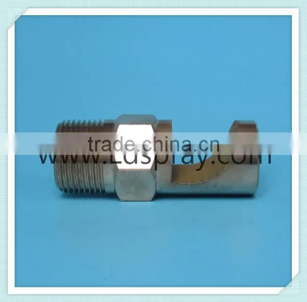 1/8"-1" K wide angle NPT or BSPT brass water curtain flood flat jet nozzle