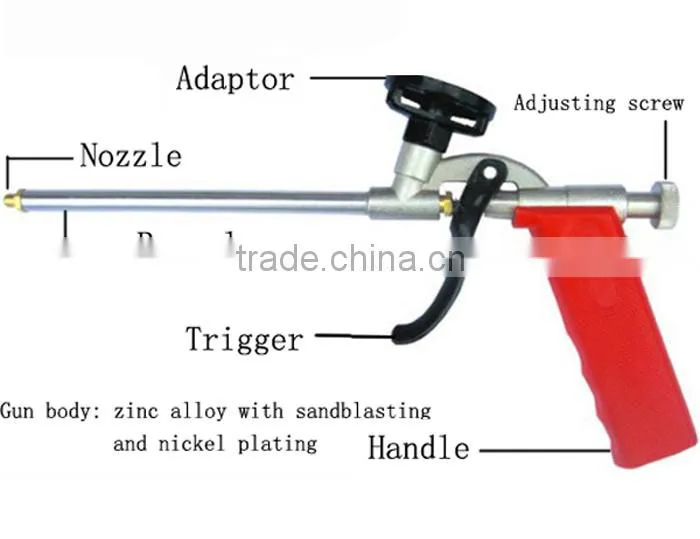 copper nickel zinc alloy with teflon adaptor PU foam gun