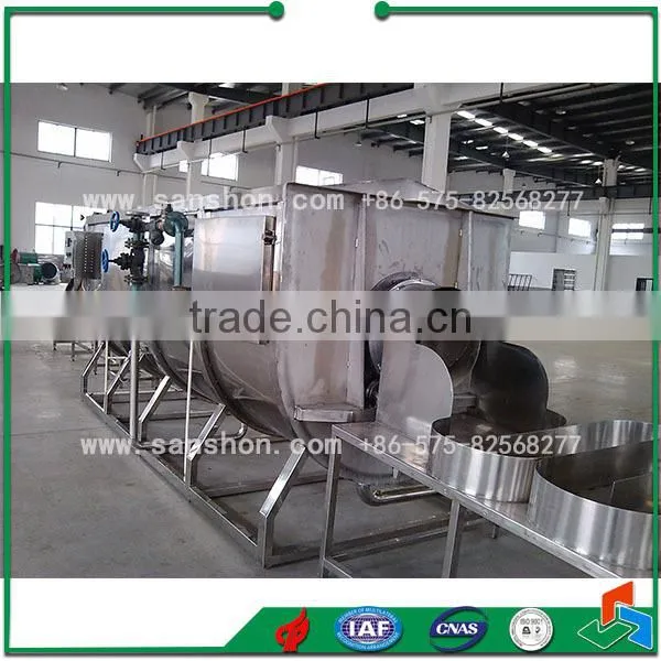 China Vegetable Fruit Steam Spiral Blanching Machine