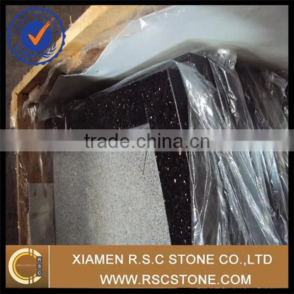 black granite countertop black galaxy kitchen top