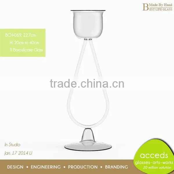 Pyrex Clear Glass Hanging Candle Holder Wholesale Candle
