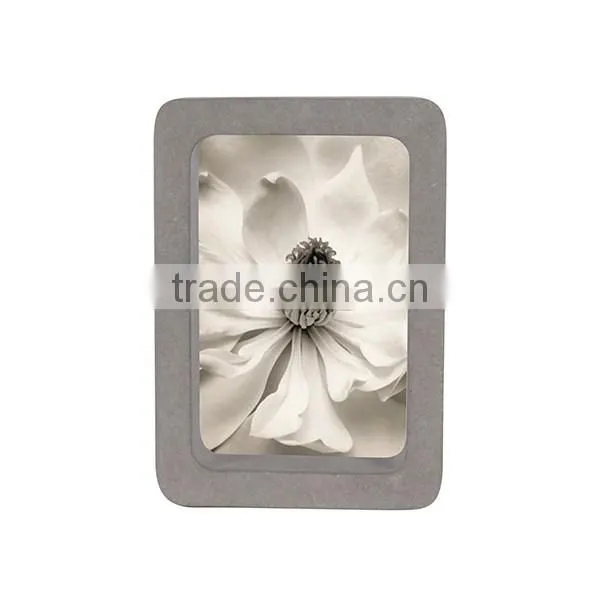 2016 novel design wall hanging decoration concrete lovely photo frame designed with fish pattern effect