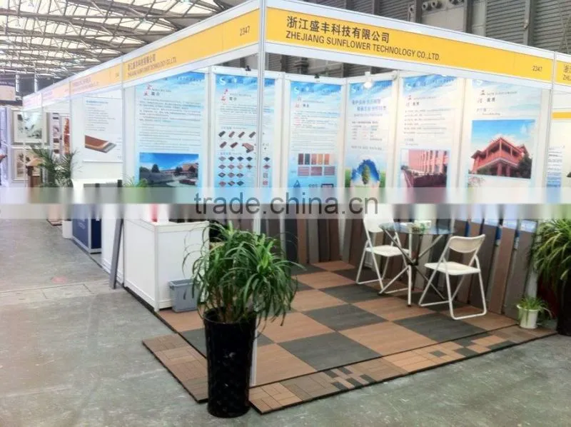 Zhejiang wpc decorative decking tiles