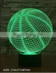 3D effect dice shape USB charging desktop night light