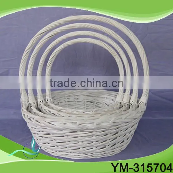 Wholesale Metal Fruit Basket,White Color Fruit Basket