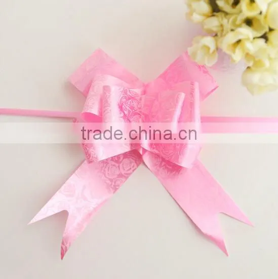 satin ribbon bowknot flower for wedding and gift