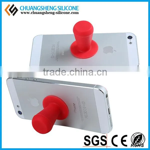 silicone phone stand, sucker cell phone stand, sucker silicone phone stand