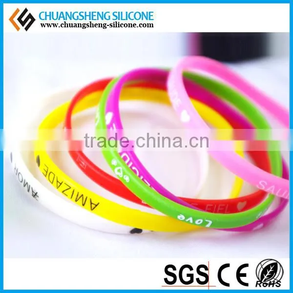 silicone ID bracelet, wristband