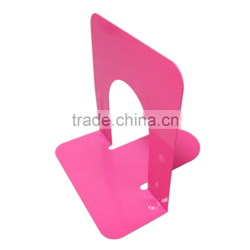 High quality colored desktop 5"metal library cheap bookend