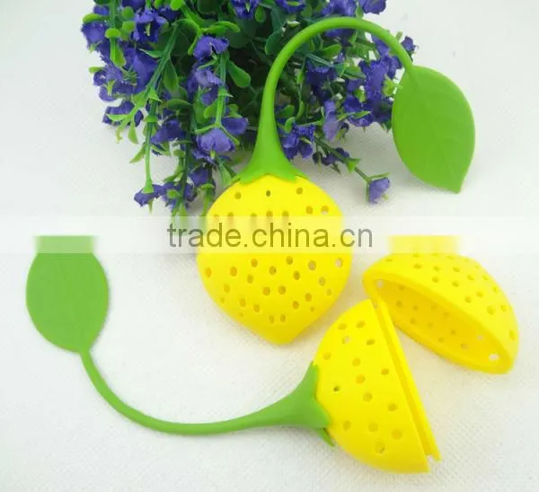 Super Cute Fantastic Strawberry Tea Infuser Design kitchen silicone strainer