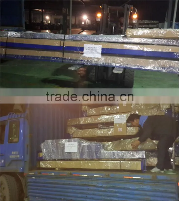 8 folding post direct drive auto car lift