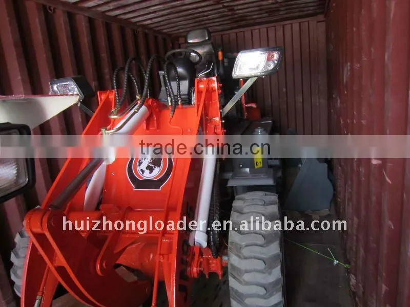 mini loader with lawn mower