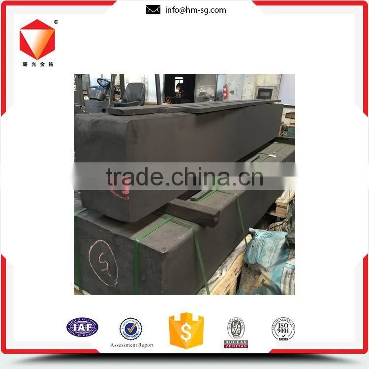 High grade favorable price graphite block with graphite material