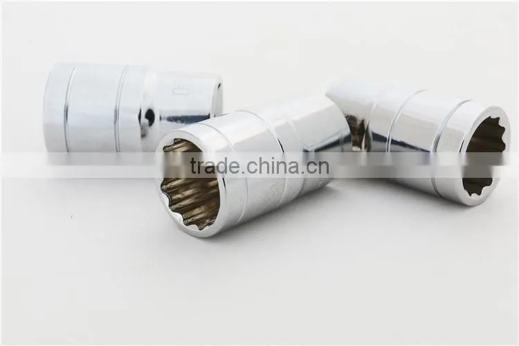 1/2'' Metric Dual Color Hexagonal Mirror Sockets CR-V