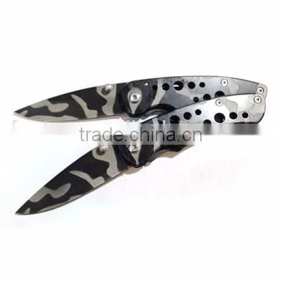Stainless steel multi folding best hunting knife for camping
