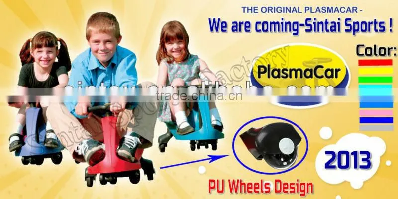 True Blue Rolling Coaster the Wiggling Race Car Premium Scooter