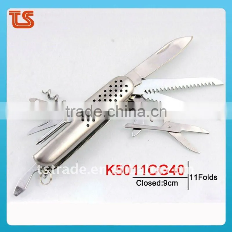 "STOCK" 2014 Stainless steel multi folding pocket strider knife tools (K5011CL2)