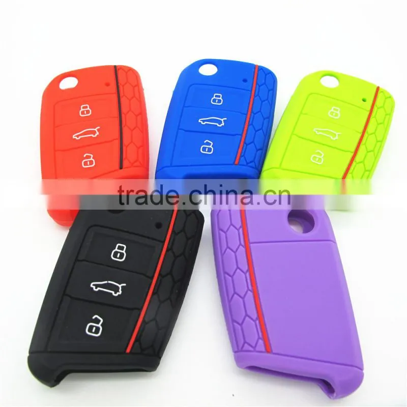 Multifunctional Direct manufacturer car key cover case for vw with multi colors