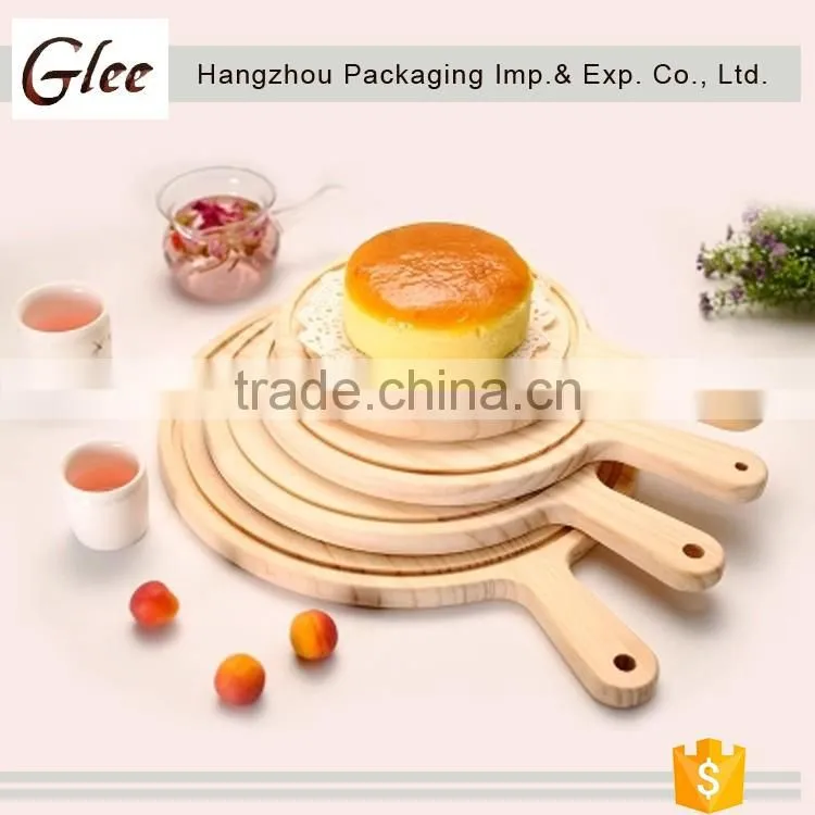 Professional trendy high quality wooden pizza plate
