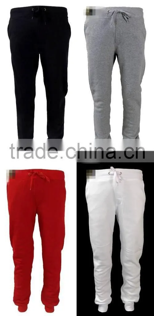 casual wholesale custom men's cotton blank Training running Track thick sweatpants Jogger Sports pants in 2015 winter/autumn