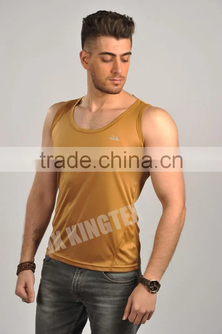 wholesale 100 polyester tank tops for men