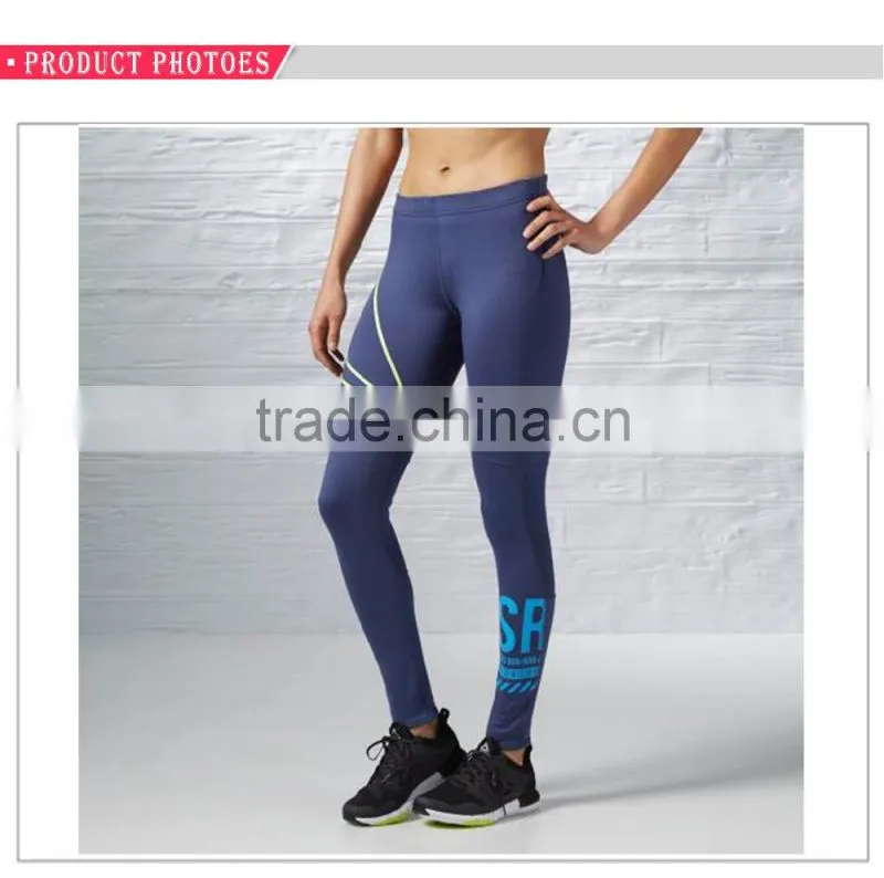 Latest design printing yoga wear sexy tight woman sport legging