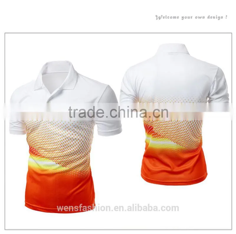 Mens cool fabric sporty design your own fabric t-shirt